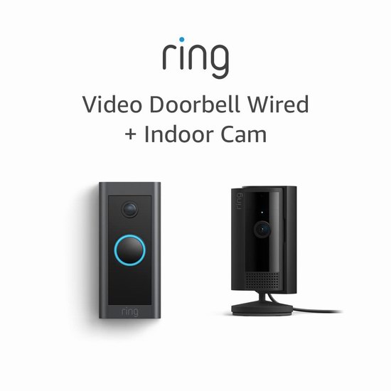  历史新低！Ring Video 有线版 可视智能门铃+Ring 无线智能监控摄像头4.8折 79.99加元包邮！单摄像头5折 39.99加元！2色可选！会员专享！
