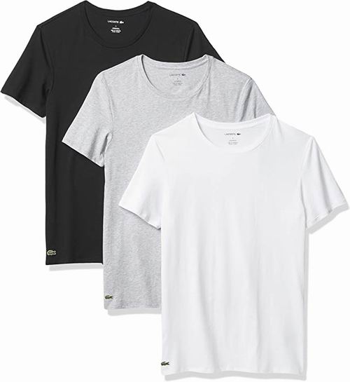  Lacoste 男式纯棉T恤3件套 34.67加元（原价 57.86加元）