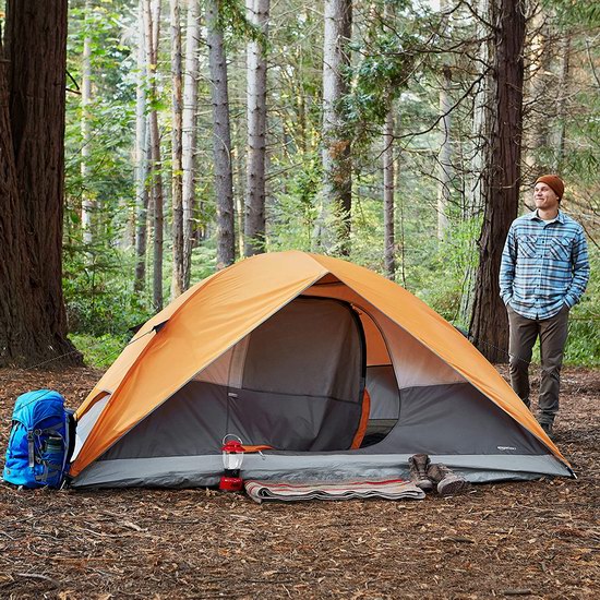  Amazon Basics 4人家庭野营帐篷7折 103.39加元包邮！会员专享！