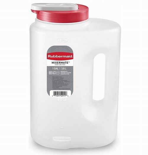  Rubbermaid Mixermate 3.8升防漏塑料水壶 9.77加元