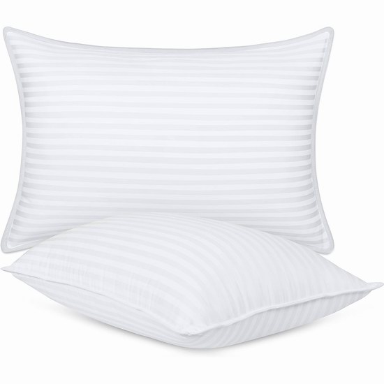  Utopia Bedding 酒店级Queen枕头2件套5.9折 27.09加元限量特卖并包邮！
