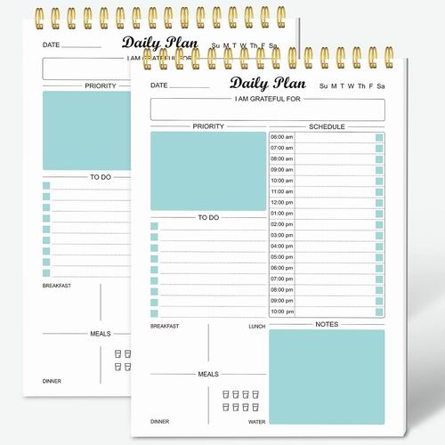  To Do List 每日计划记事本2本 14.39加元（原价 19.99加元）！ 专注高效办事、提高时间管理