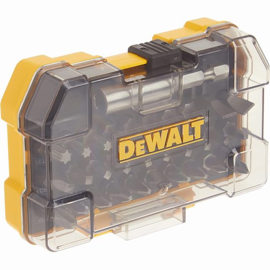  历史新低！DEWALT 得伟 DWAX100 螺丝刀批头31件套4.3折 9.98加元！
