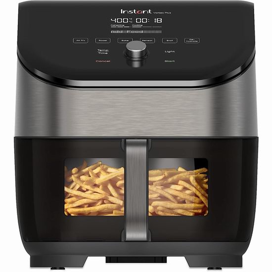  Instant Pot Vortex Plus 6夸脱 透明视窗 空气炸锅6.6折 149.97加元包邮！