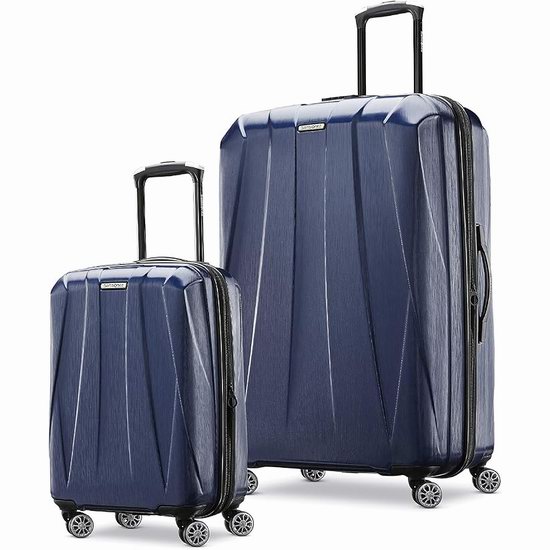 白菜价！历史新低！Samsonite 新秀丽 Centric 2 20+28英寸 全PC超轻拉杆行李箱2件套3.4折 172.54加元包邮！会员专享！