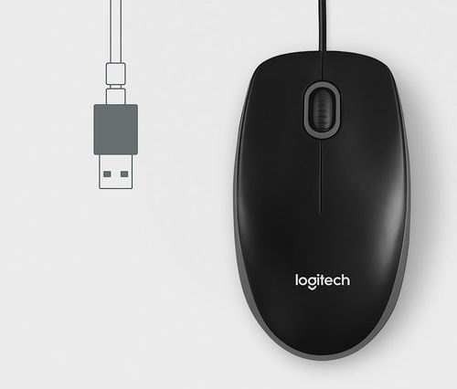  Logitech M100 有线鼠标 1000DPI高分辨率光学跟踪  11.99加元（原价 14.99加元）