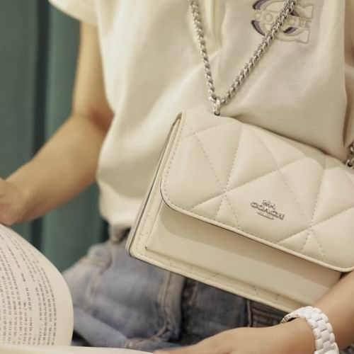  Coach 奥莱 Klare 迷你蓬松菱形绗缝风琴包 147加元（原价 490加元）