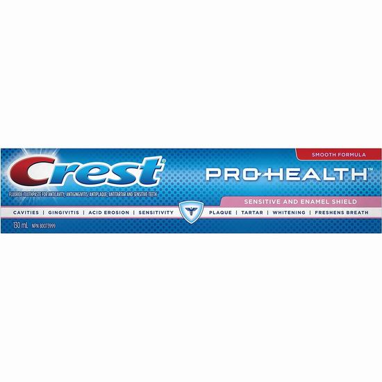  白菜价！历史新低！Crest 佳洁士 Pro-Health 抗敏感 强化牙釉质牙膏（130ml）3.7折 2.23加元！
