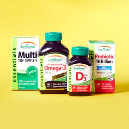  Jamieson 健美生精选保健品5折起：胶原蛋白抗皱液体 14.5加元、Omega-3 鱼油混合物200粒 15.39加元、维生素 C亮白精华30毫升 15加元