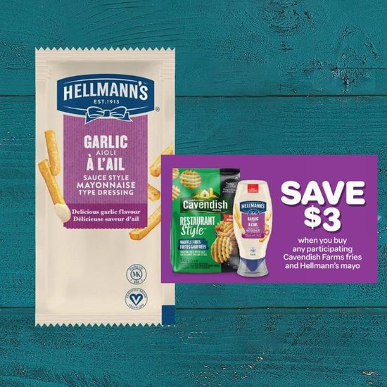  薅羊毛！免费领取 Hellmann's 大蒜蛋黄酱样品+价值3加元优惠券！