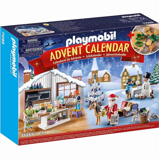  历史新低！Playmobil 百乐宝 圣诞倒数日历 烘培玩具5折 19.99加元！