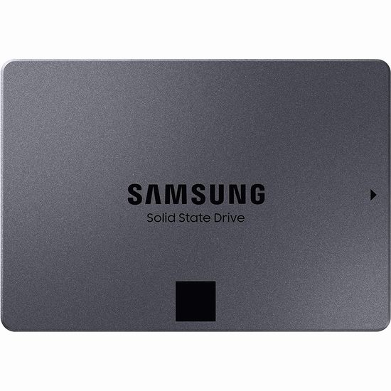  历史新低！Samsung 三星 870 QVO系列 MZ-77Q1T0B/AM 2.5英寸 4TB SSD固态硬盘6.2折 199.97加元包邮！