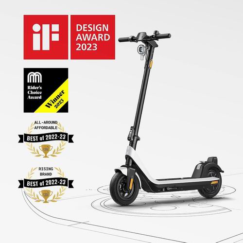 NIU KQi2 可折叠便携式 智能小牛电动滑板车 7折 467加元（原价 594加元）！2色可选！