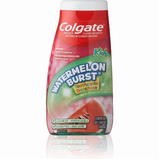 Colgate 高露洁 2合1 西瓜味 儿童啫喱牙膏 2.82加元！2款可选！
