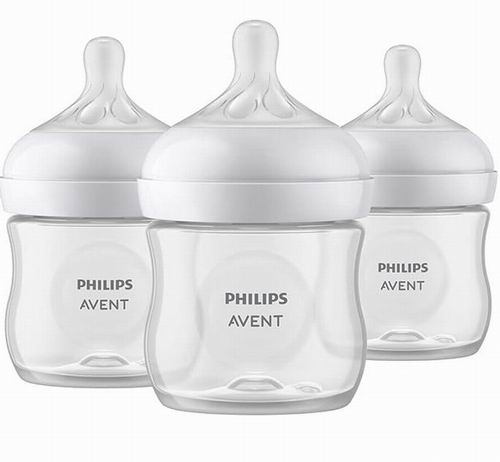  Philips Avent飞利浦 新安怡 Natural 防胀气奶瓶 4盎司×3件装 22.47加元（原价 29.99加元）！3色可选