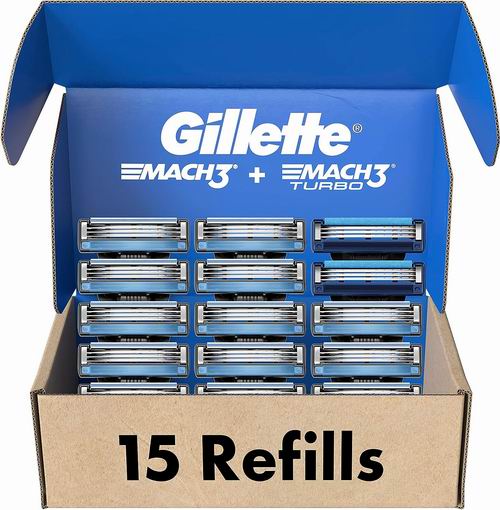  Gillette 剃须刀片补充装13个装 32.74加元（原价 46.99加元）