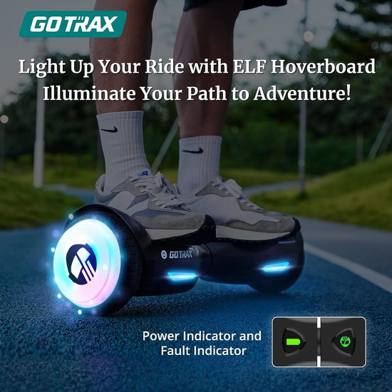  历史新低！Gotrax ELF 双电机 炫酷LED 体感平衡车5.4折 112.79加元包邮！会员专享！