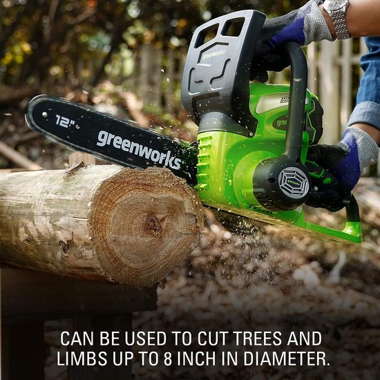  历史新低！Greenworks 40V 12英寸无绳电锯3.9折 50.99加元包邮！不含电池！