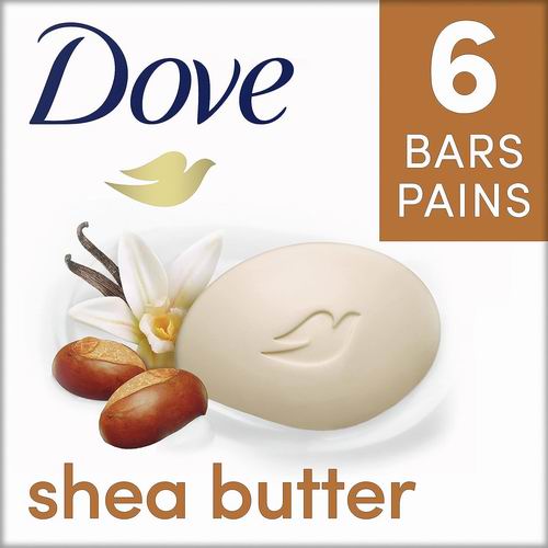  Dove 乳木果油香皂6块 7.49加元（原价 11.29加元）！多种味道可选！