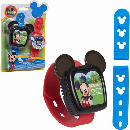  历史新低！Disney 迪士尼 声光结合 米奇老鼠 幼儿玩具智能手表4折 5.98加元！