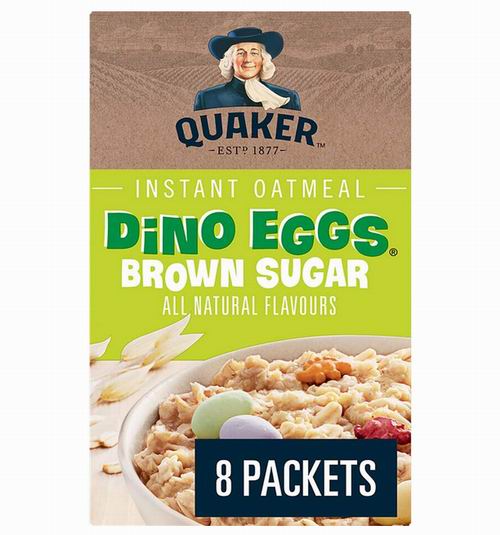  Quaker 恐龙蛋即食燕麦片264克×8包 2.63加元（原价 3.97加元）