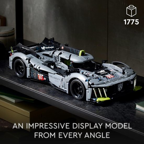  LEGO 乐高 42156 标致 9X8 24H 勒芒混合动力超级跑车（1775pcs）7.7折 214.97加元包邮！