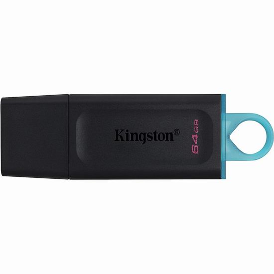  白菜价！历史新低！Kingston 金士顿 DataTraveler Exodia 64GB USB 3.2 高速U盘3.8折 5加元！