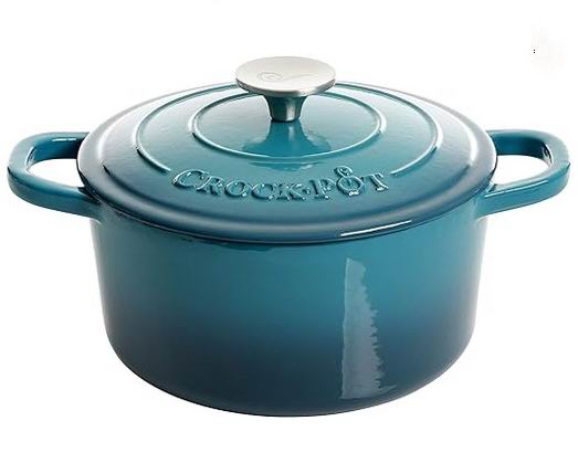  Crock-Pot Artisan 圆形搪瓷铸铁荷兰锅3夸脱 59.99加元（原价 71.99加元）