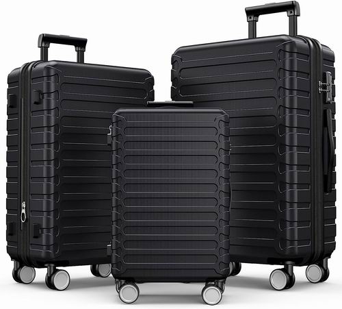  SHOWKOO 可扩展 ABS+PC硬壳行李箱3件套 219.99加元（原价 299.99加元）