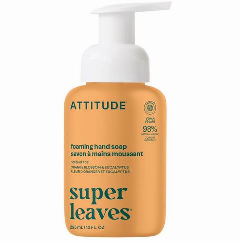  ATTITUDE 低过敏性天然泡沫洗手液295毫升 5.31加元（原价 6.99加元）