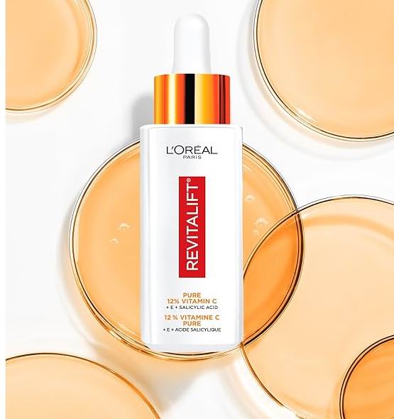  L'Oréal Paris 12%纯维生素C + 维生素E + 水杨酸精华 25.3加元（原价 33.97加元）