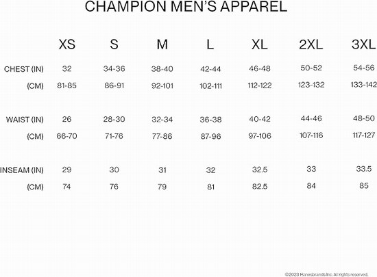 Champion Classic 男式纯棉长袖卫衣5.2折 17.69加元！4色可选！