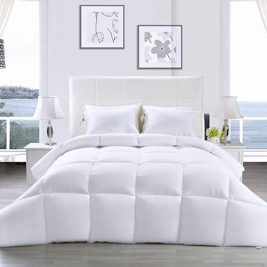  Utopia Bedding 防过敏 防尘螨 Queen 仿羽绒被 26.59加元限量特卖并包邮！