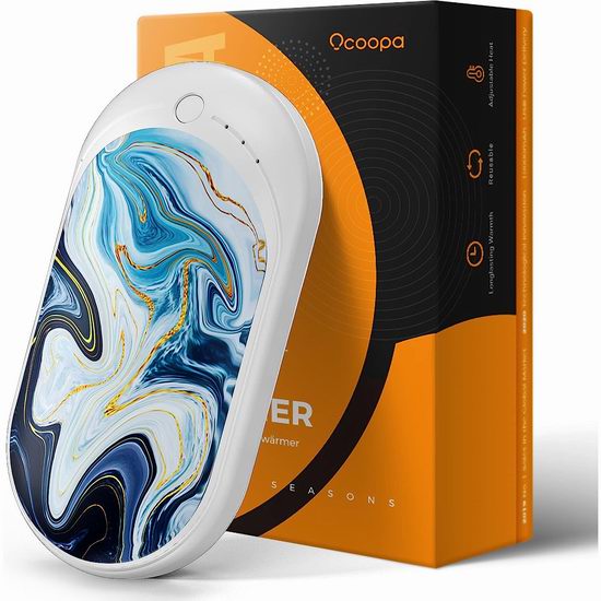  历史新低！OCOOPA 5200mAh 高颜值 充电式多功能 暖手宝/充电宝4.9折 24.59加元！5色可选！