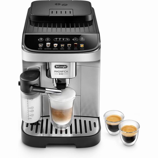  De'Longhi 德龙 ECAM29084SB Magnifica Evo 自动奶泡 意式全自动咖啡机7.5折 899.99加元包邮！