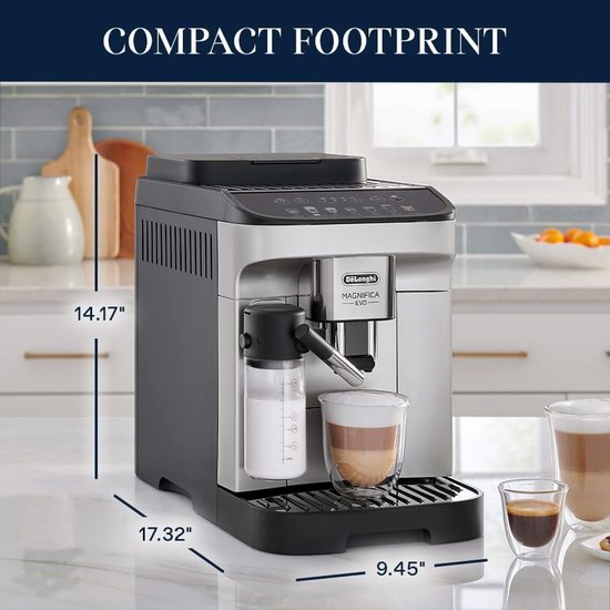 De'Longhi 德龙 ECAM29084SB Magnifica Evo 自动奶泡 意式全自动咖啡机7.5折 899.99加元包邮！