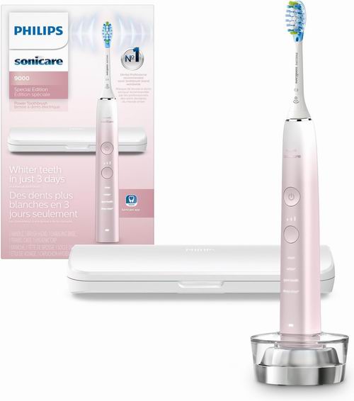  Philips 飞利浦 钻石升级星钻刷 粉色渐变色声波震动牙刷 199.99加元（原价 249.99加元）