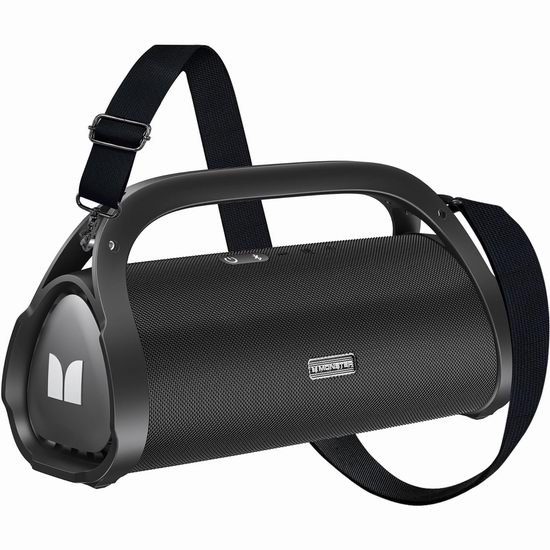  白菜价！Monster 魔声 Adventurer Max 100瓦 卡拉OK 广场舞 HiFi增强重低音 便携式蓝牙音响2.9折 119.74加元包邮！
