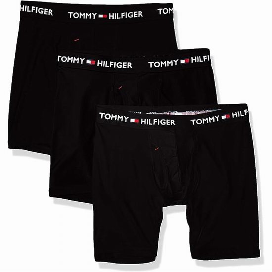  白菜价！Tommy Hilfiger 男式平角内裤3件套（M码）3.6折 12.59加元包邮！会员专享！