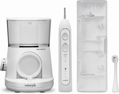  牙科医生推荐！Waterpik Sonic-Fusion 2.0 2合1电动牙刷+沖牙器 149.95加元（原价 179.99加元）