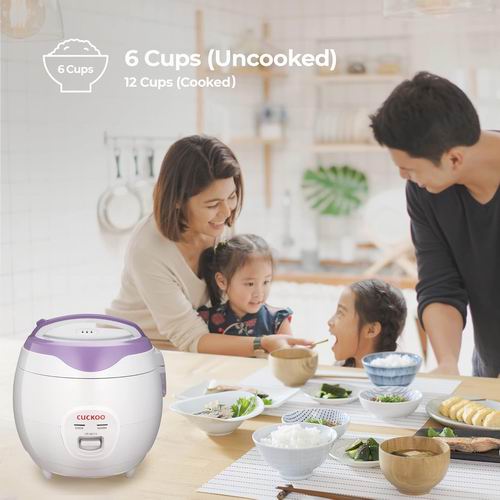  Cuckoo 福库 CR-0671V 6杯 不沾内胆 1键煮饭 电饭锅  79.3加元（原价 88.48加元）