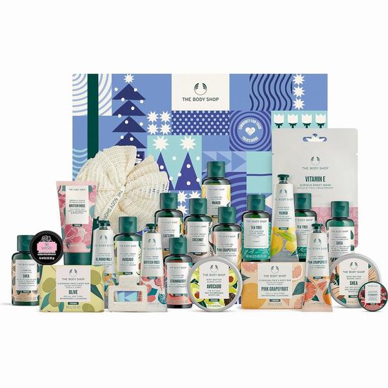  The Body Shop 美体小铺 圣诞日历惊喜礼盒24件套 75加元（价值 181加元）