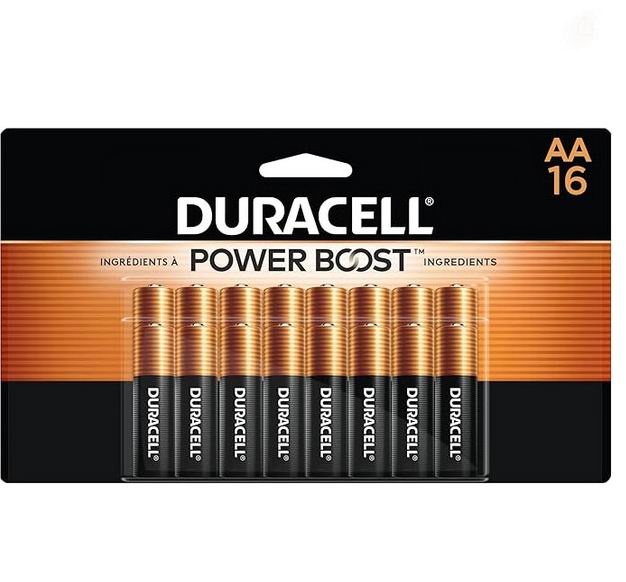  Duracell CopperTop AA 碱性电池16节 10.89加元（原价 17.98加元）