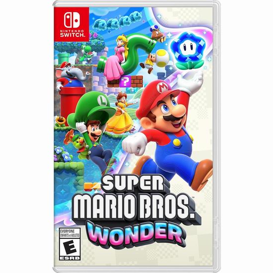  新品上市！《Super Mario Bros. Wonder 超级马力欧兄弟惊奇》Switch版游戏 79.96加元包邮！