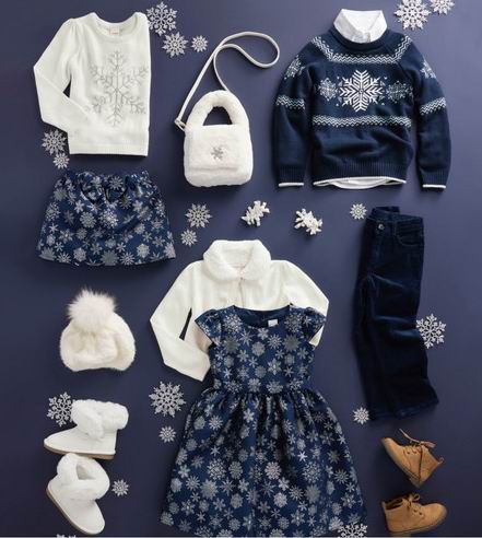  Gymboree 儿童雪花系列服饰 7折起+额外7折！绞花针织帽 19.57加元（原价 34.95加元）、雪花 Fairisle 毛衣 27.97加元（原价 49.95加元）
