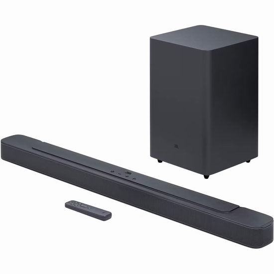  JBL Bar MK2 2.1声道 家庭影院 电视音响 回音壁+无线低音炮5.8折 289.98加元包邮！