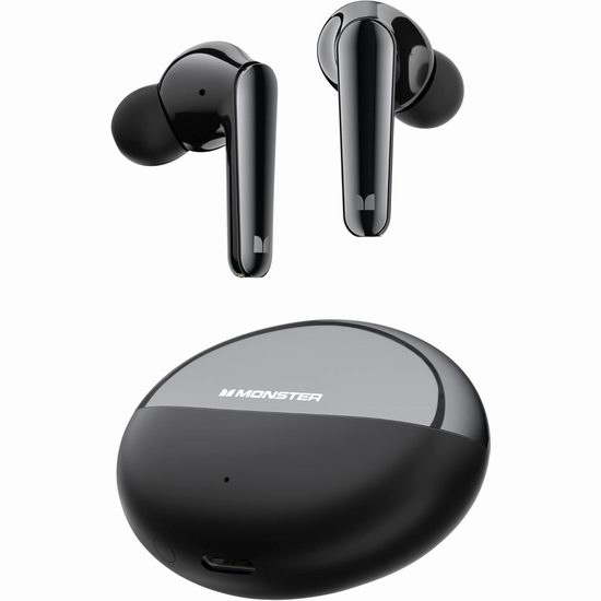  Monster 魔声 N-Lite 203 AirLinks 真无线耳机2.7折 39.99加元包邮！2色可选！