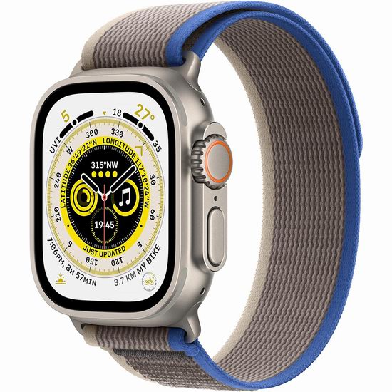  历史新低！Apple Watch Ultra 钛合金智能手表（GPS + Cellular 49mm）6.4折 699加元包邮！多色可选！