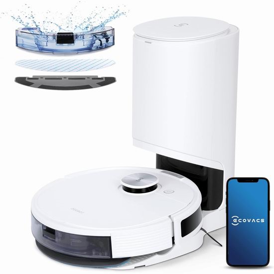 ECOVACS Deebot N10+ 智能扫拖机器人4.4折 399.49加元限量特卖并包邮！送价值64.99加元配件8件套！