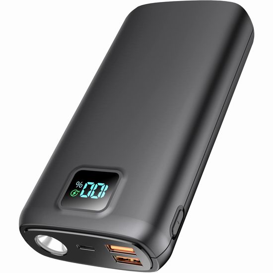  LOVELEDI 40000mAh 超大容量 PD 30W QC 4.0 移动电源/充电宝6折 35.99加元（原价 59.99加元 ）